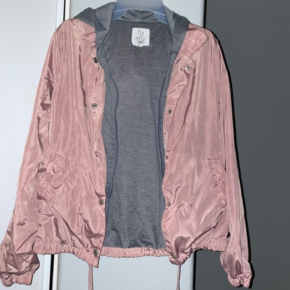 Jackets & Blazers - Mauve pink and light blue windbreaker